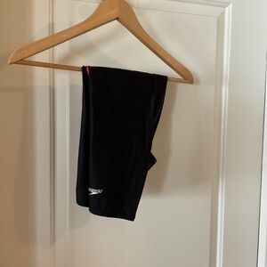 New Speedo, Swim jammer, Medium, Men’s, Waist 34, Black and Orange